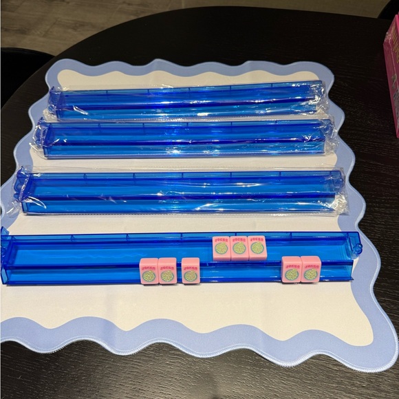 Mahjong Pusher and Tile Racks - Picture 2 of 8